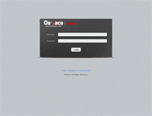 Tablet Screenshot of oaxaca.gob.mx