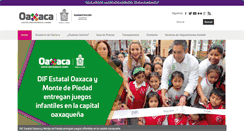 Desktop Screenshot of administracion.oaxaca.gob.mx